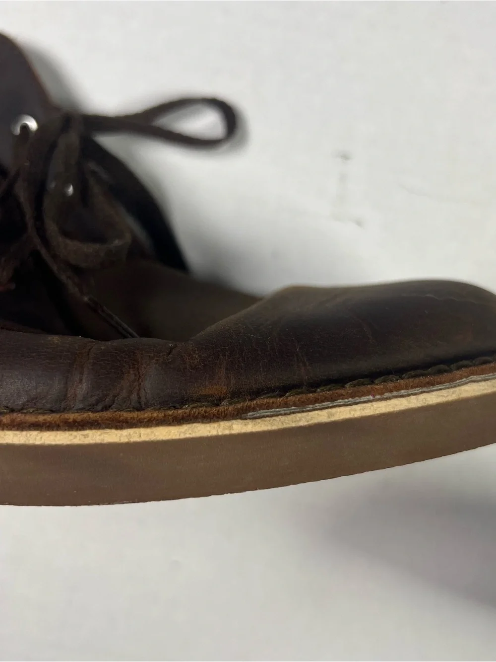 Men's Brown Leather Clarks Desert Boots - Rugged Lace-Up Style #casual #boho
